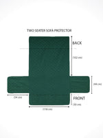 Load image into Gallery viewer, Quilted Velvet Sofa Cover Protector,Green