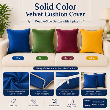 Set of 2 (16x16 inches),Blue
