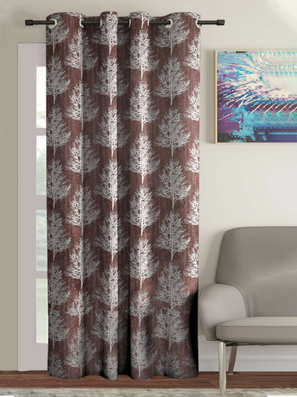 Jacquard Window Curtain – Available in 7 Feet & 9 Feet | Set of 1 & Set of 2
