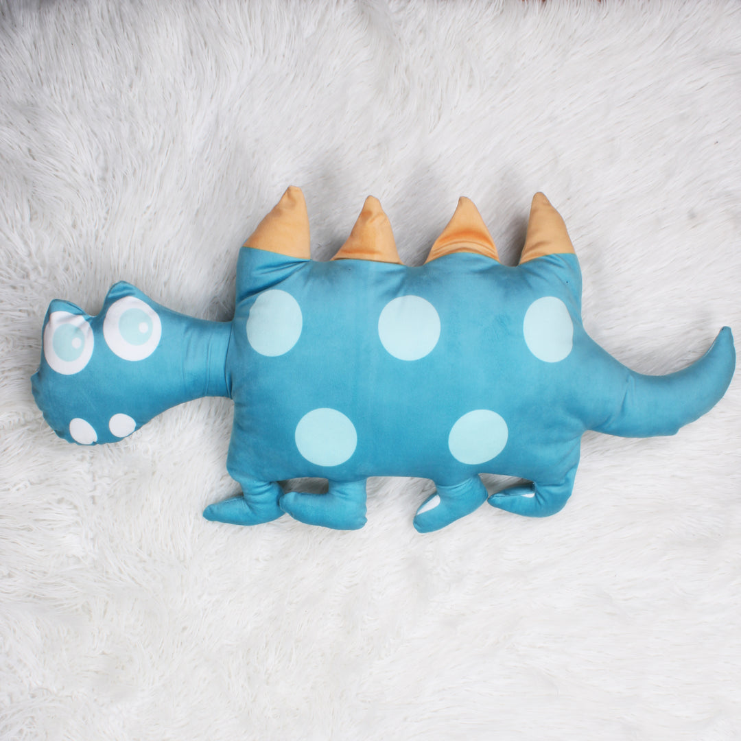 Addorable Cuddly and Perfect Plush Cute Shaped Cushion for all ages - Dino Green