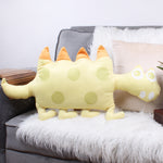 Load image into Gallery viewer, Addorable Cuddly and Perfect Plush Cute Shaped Cushion for all ages - Dino Yellow
