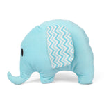 Load image into Gallery viewer, Addorable Cuddly and Perfect Plush Cute Shaped Cushion for all ages - Blue Chev Elephant