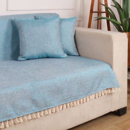 3 Seater Full (70x60 Inch),Turquoise