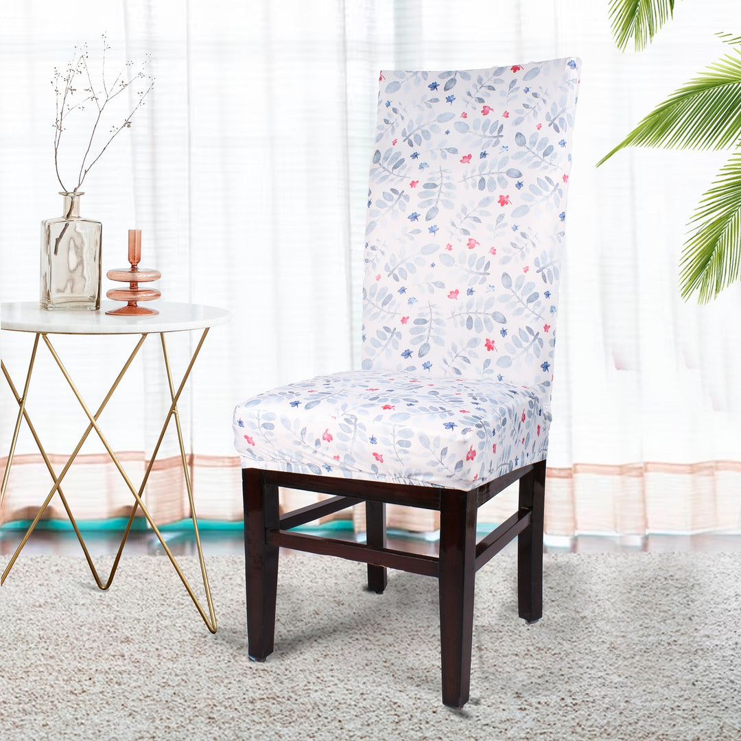 Leafpile Stretchable/Spandex Printed  Chair Cover