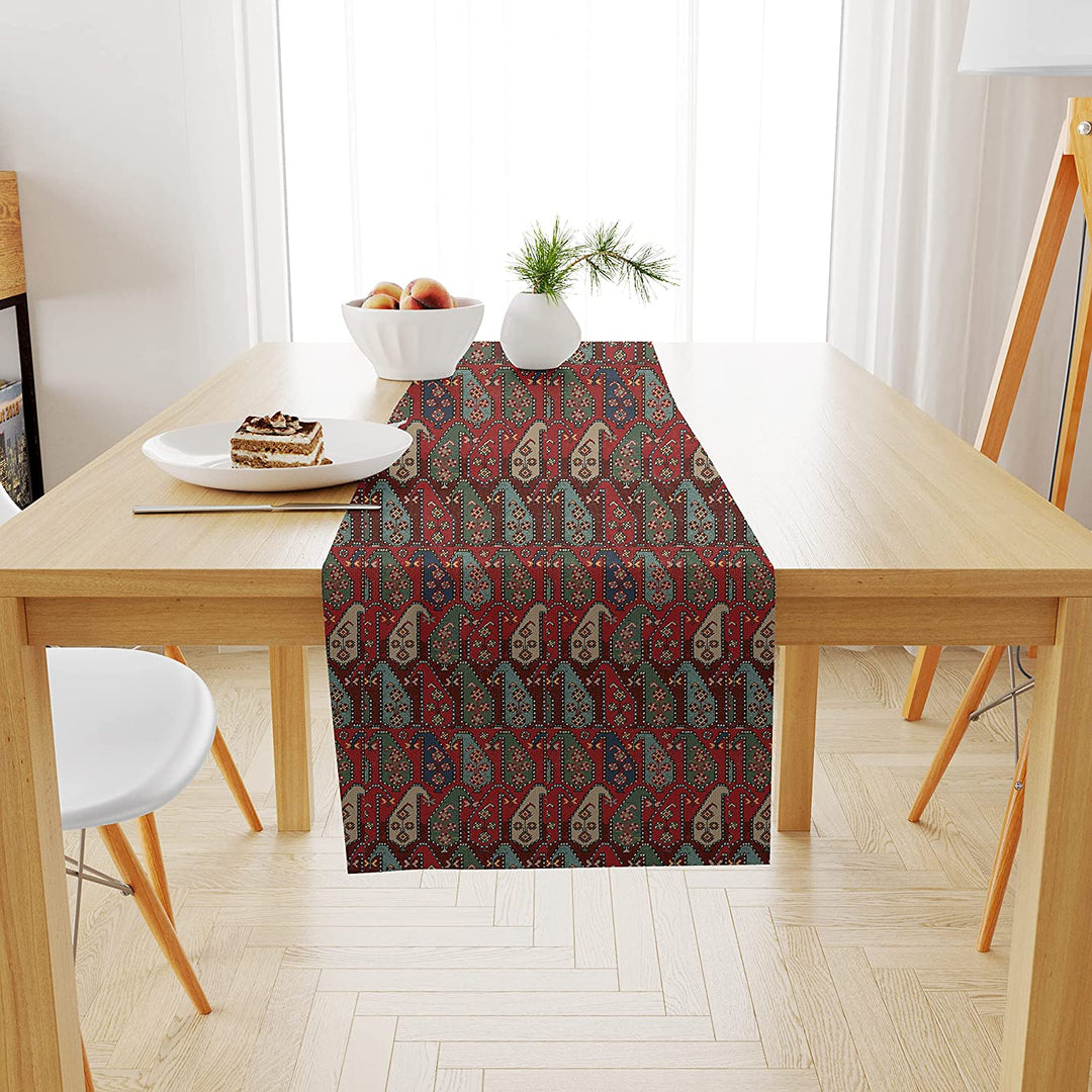 Serenity Exotic Canvas Table Runner for a Summery Look