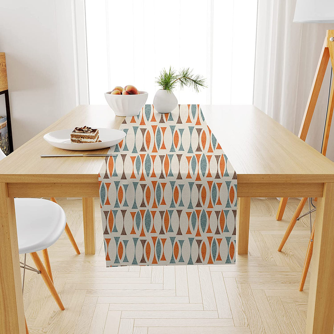Radiant Sunshine Exotic Canvas Table Runner for a Summery Look