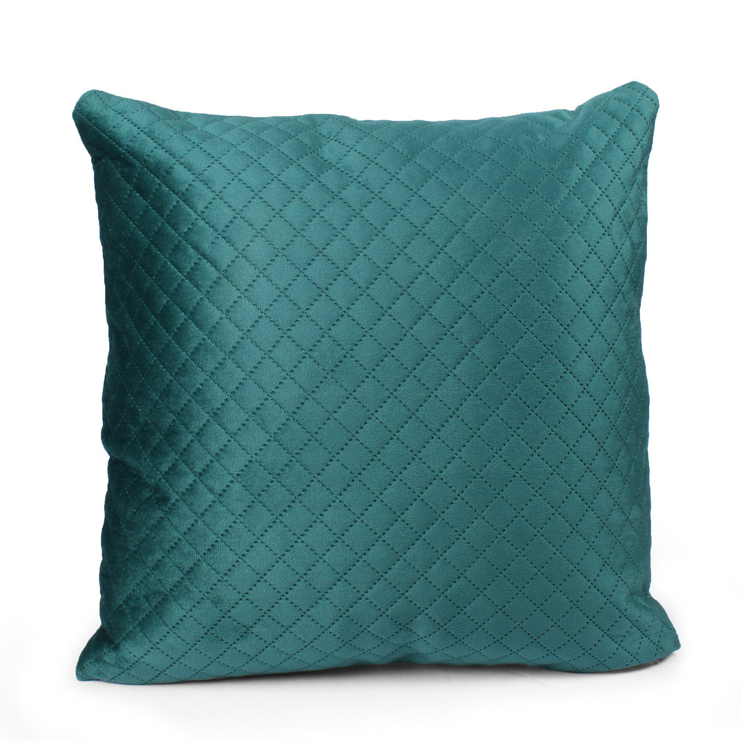 Both Side Quilted Velvet Cushion Cover (Set of 2), luxury