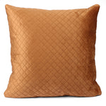 Load image into Gallery viewer, Both Side Quilted Velvet Cushion Cover (Set of 2), Brown