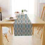 Load image into Gallery viewer, Mystical Nightfall Exotic Canvas Table Runner for a Summery Look
