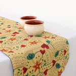 Load image into Gallery viewer, Floral Cotton Canvas Table Runner
