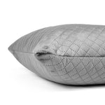 Load image into Gallery viewer, Both Side Quilted Velvet Rectangular Cushion Cover (Set of 2), Grey