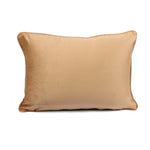 Load image into Gallery viewer, Velvet Cushion Cover With Piping - Perfect for Home Décor Rectangular Set of 2 ,Brown