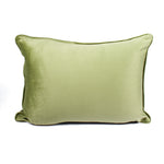 Load image into Gallery viewer, Velvet Cushion Cover With Piping - Perfect for Home Décor Rectangular Set of 2 ,Mehndi