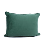 Load image into Gallery viewer, Velvet Cushion Cover with Piping - Perfect for Home Décor Rectangular Set of 2 ,Green