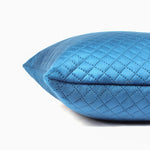 Load image into Gallery viewer, Both Side Quilted Velvet Cushion Cover (Set of 5), Blue