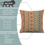 Load image into Gallery viewer, Ethnic Geometrical Printed Canvas Cotton Cushion Covers, Set of 2