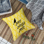 Load image into Gallery viewer, Yellow Bird Floral Printed Canvas Cotton Cushion Covers, Set of 5