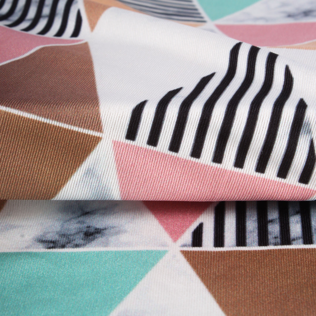 Alabaster Stretchable/Spandex Printed Sofa Slip Cover
