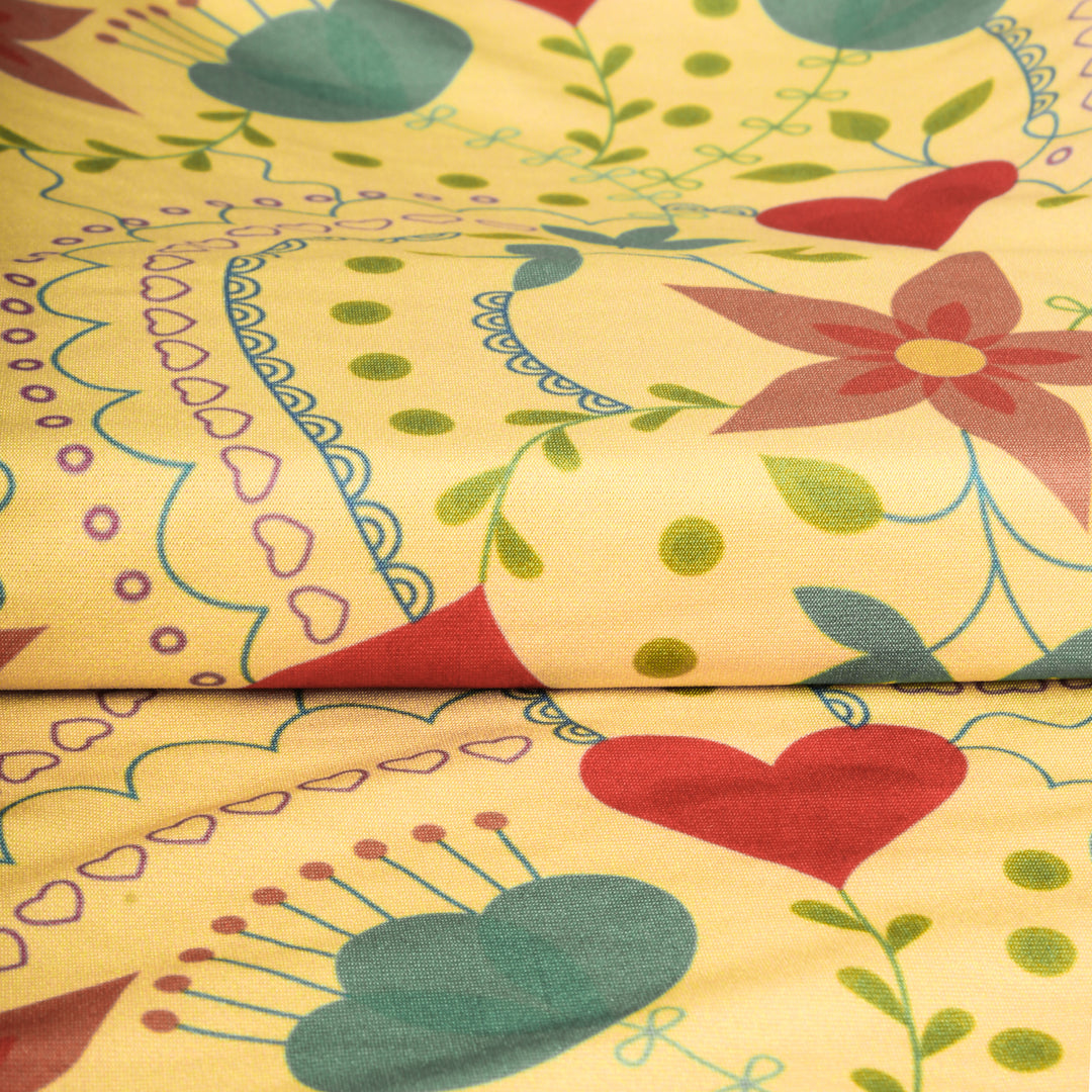 Primula Stretchable/Spandex Printed Sofa Slip Cover
