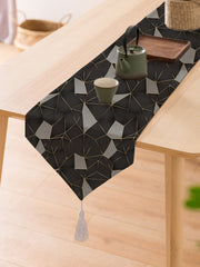 Cozy Comfort Exotic Canvas Table Runner for a Summery Look With Tassel