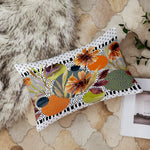 Load image into Gallery viewer, Multi-Color Tulip Printed Canvas Cotton Rectangular Cushion Covers, Set of 2