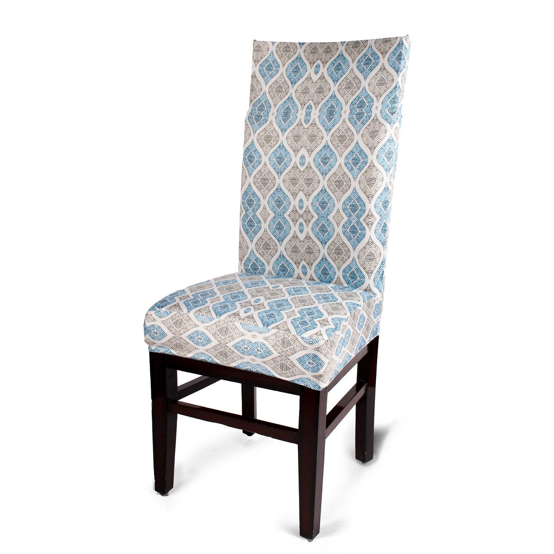 Artroot Stretchable/Spandex Printed  Chair Cover