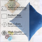 Load image into Gallery viewer, Soft Luxurious Velvet Cushion Covers Set of 5, Blue