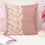 Load image into Gallery viewer, Peach &amp; Green Floral Printed Canvas Cotton Cushion Covers, Set of 5