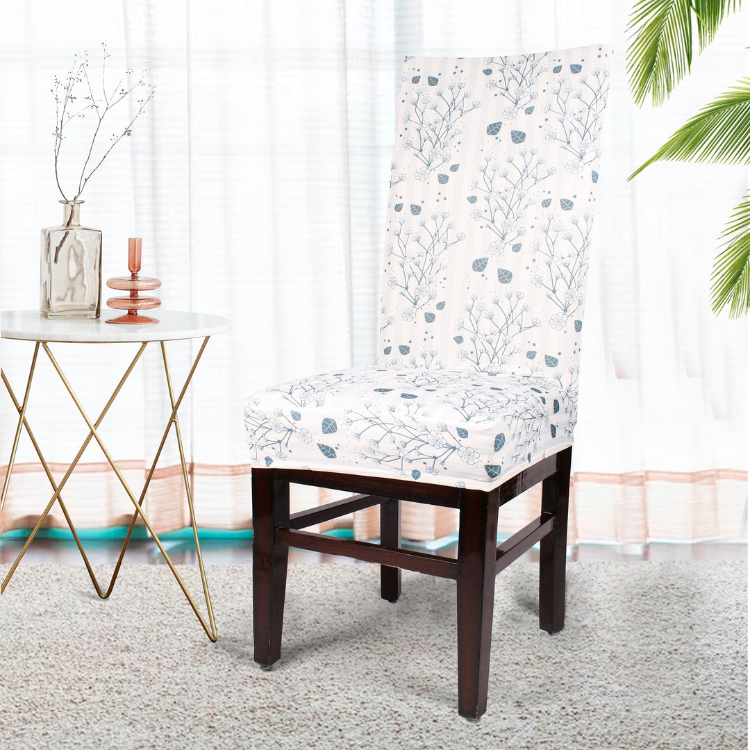 Floral Dendrite Stretchable/Spandex Printed  Chair Cover