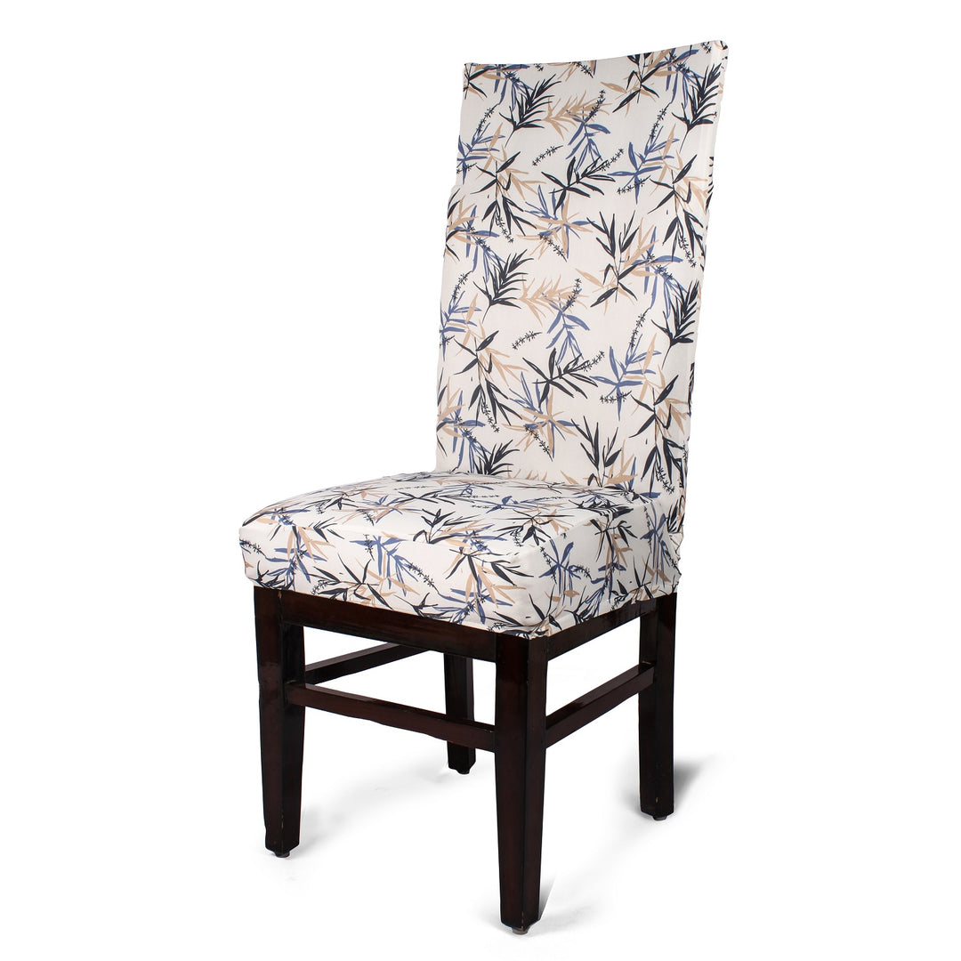 Dry Leaves Stretchable/Spandex Printed  Chair Cover