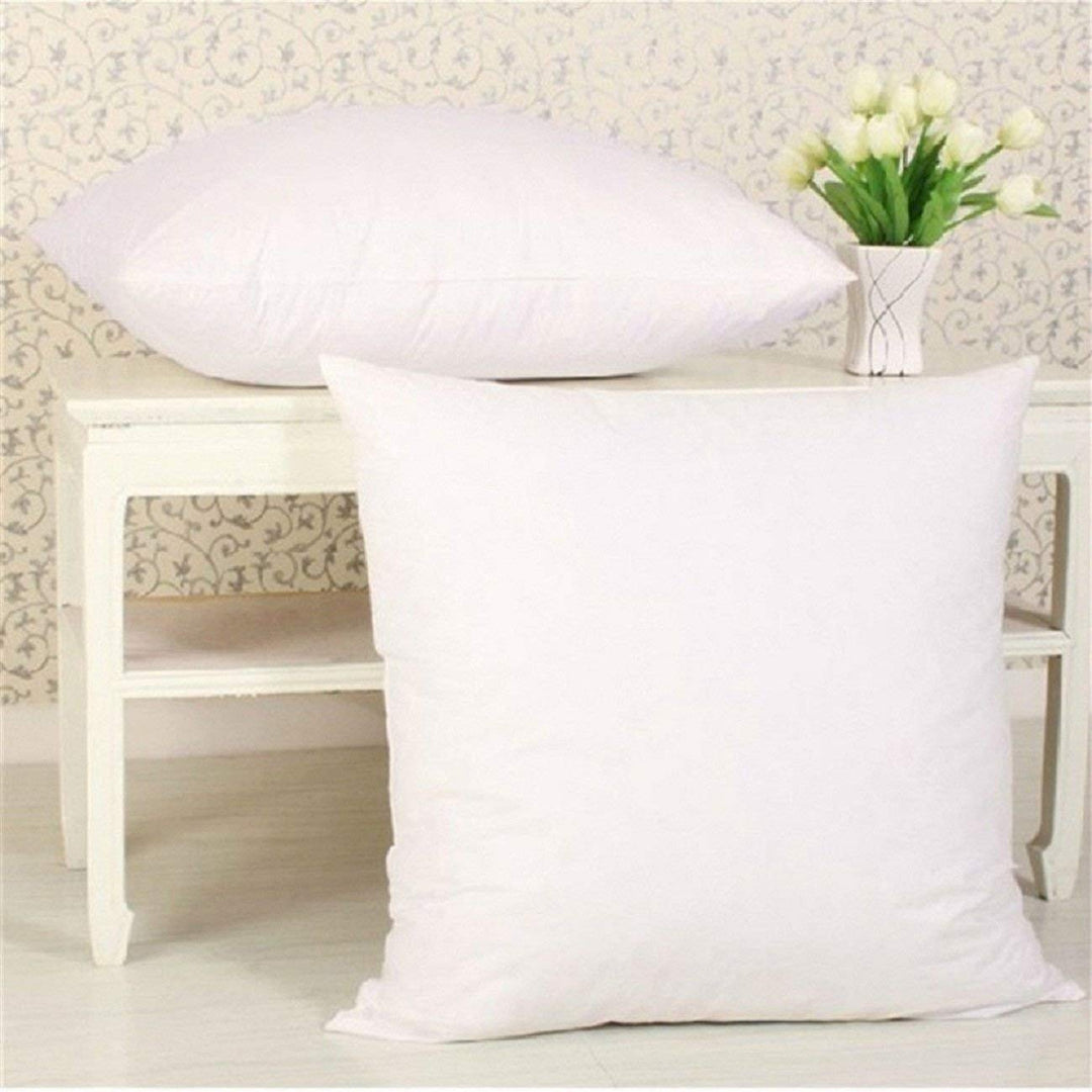 Hotel Quality Premium Fibre Soft Filler Cushion - 12x12 Inches (Set of 2)
