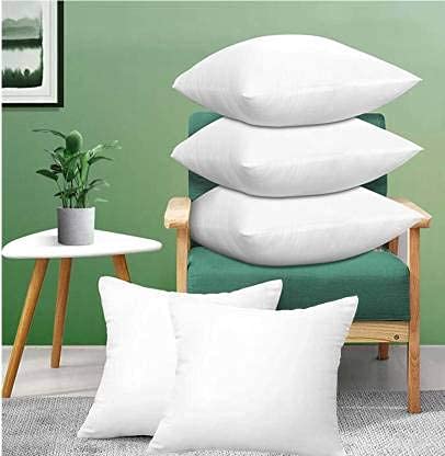 Hotel Quality Premium Fibre Soft Filler Cushion - 16x16 Inches (Set of 2)