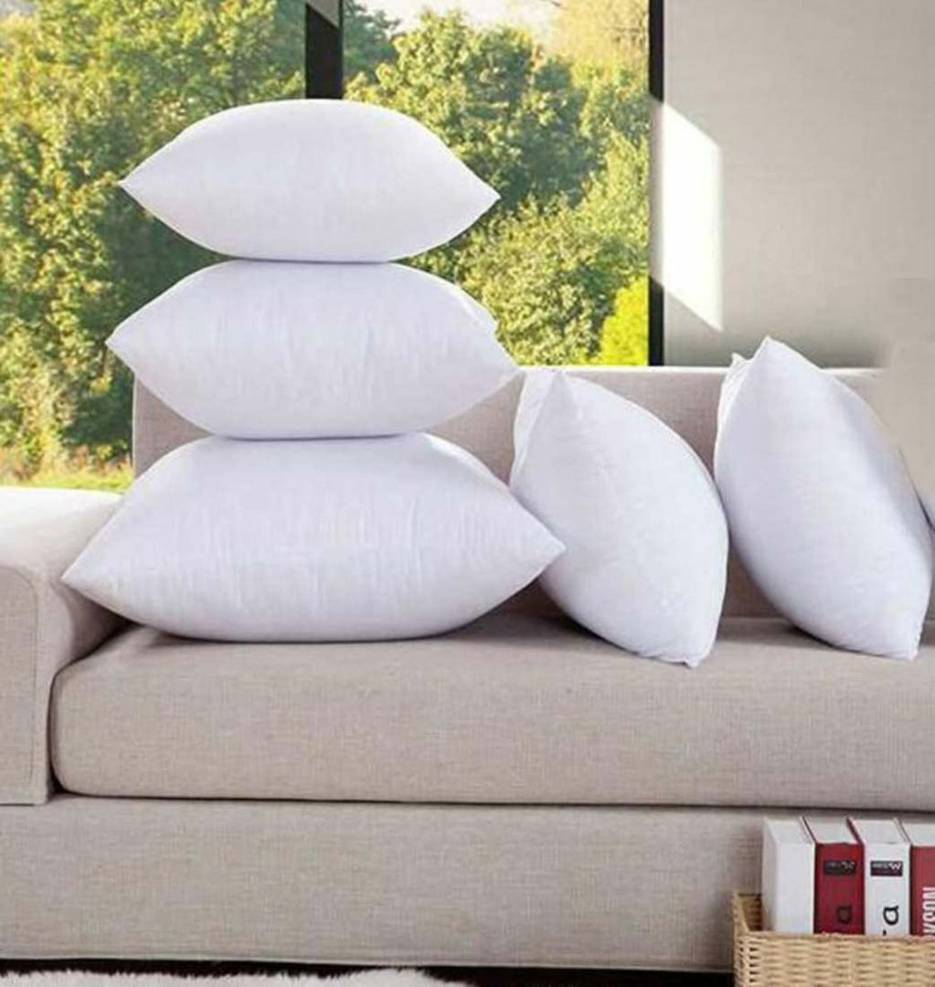 Hotel Quality Premium Fibre Soft Filler Cushion - 12x12 Inches (Set of 5)